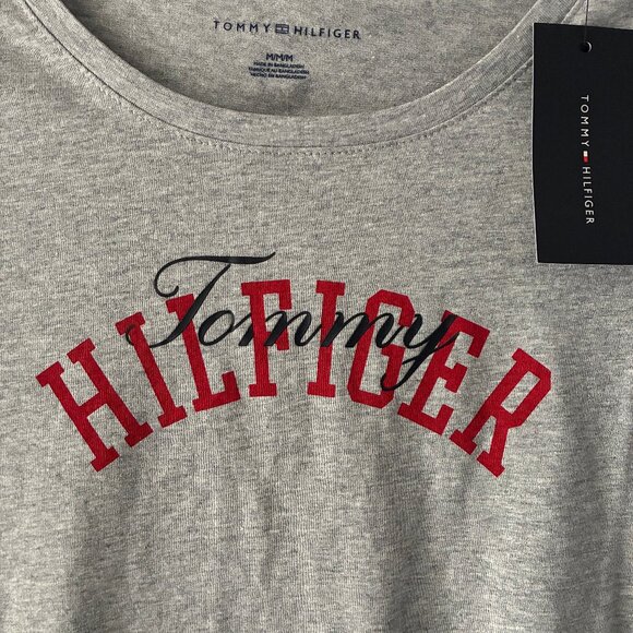 NWT Tommy Hilfiger M Fitted Gray T-shirt Top - Picture 4 of 5